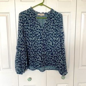 Loft v-neck blouse